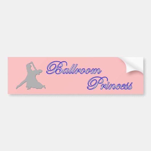 Ballroom Princess Bumpersticker (Voorkant)