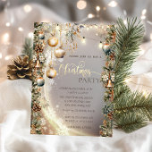  Balls Bells Pinecones Kerst Kaart