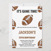 Balls Football Invitations Anniversaire (Devant)