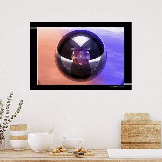 Ball's hart poster (Keuken)