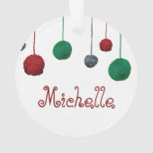 Balls of Yarn Crafty Holiday / Votre texte (dos)