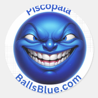 BallsBlue autocollant Piscopala (Psycho)
