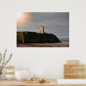 ballybunion beach château et affiche des falaises (Cuisine)