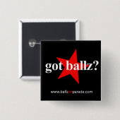 Ballz ? Badge (Devant & derrière)