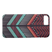 BALMAIN Geïnspireerd Patroon iPhone 7, vlakbij Case-Mate iPhone Case (Achterkant (Horizontaal))