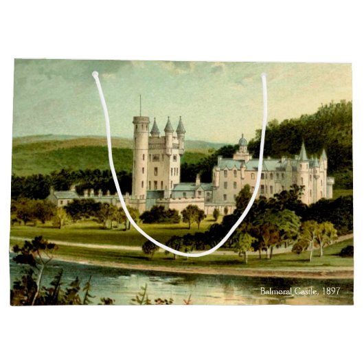 Balmoral Castle 1897, herstelde hoge resolutie Groot Cadeauzakje (Achterkant)