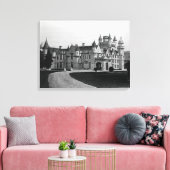 Balmoral Castle Canvas Afdruk (Insitu (Woonkamer))