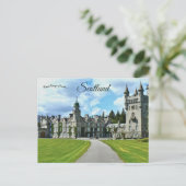 Balmoral Castle in Aberdeenshire Scotland Briefkaart (Staand voorkant)