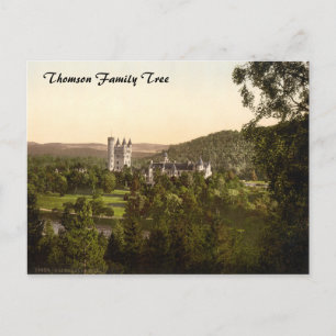 Balmoral Castle, Royal Deeside, Schotland Briefkaart