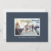 Balnéaire | Carte de collage photo de jour férié n (Dos)