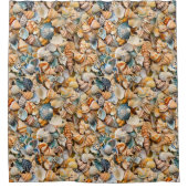 Balnéaire Coquillages Douche Rideau (Devant)