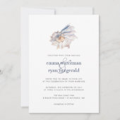 Balnéaire | Faire-part de mariage de coquillages m (Devant)