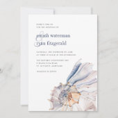 Balnéaire | Faire-part de mariage de coquillages m (Devant)