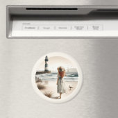 Balnéaire Phare Magnet de promenade (In Situ (Lave-vaisselle))