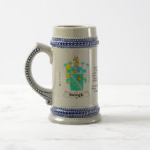 Balogh Family Crest stein. Bierpul (Links)