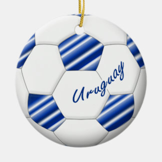 Balón de FÚTBOL URUGUAY equipo nacional 2014 Keramisch Ornament