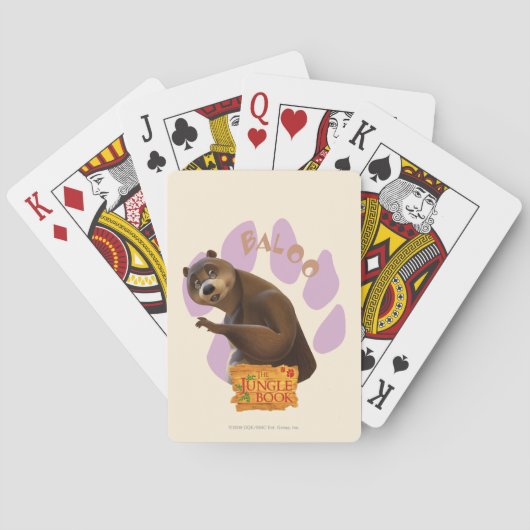 Baloo 1 pokerkaarten (Achterkant)