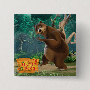 Baloo 3 vierkante button 5,1 cm