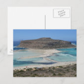Balos Lagoon, Crète Grèce Beach Carte postale (Devant / Derrière)