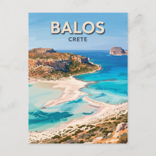 Balos Lagoon Kissamos Griekenland Briefkaart