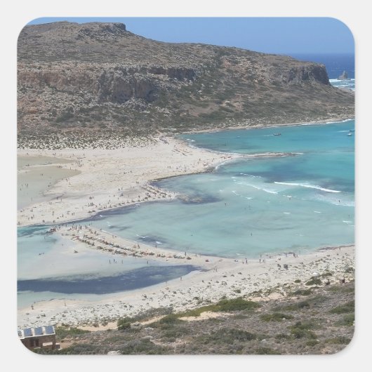 Balos Lagoon Stickers Plage Tropical (Devant)