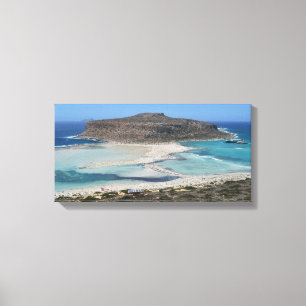 Balos Méditerranée Lagoon Plage Toile Imprimer