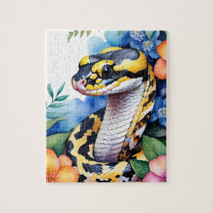 Balpython Slangen Familie Huisdier Portret Legpuzzel