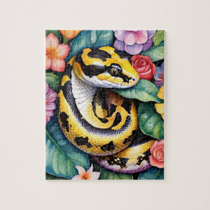 Balpython Slangen Familie Huisdier Portret Legpuzzel