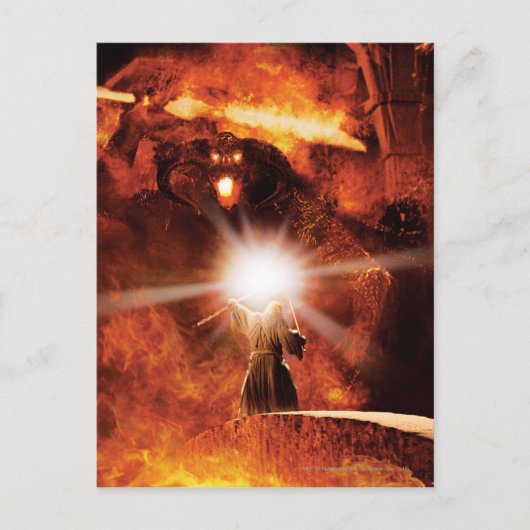 Balrog Versus GANDALF™ Briefkaart (Voorkant)