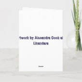 Balsam Bouquet Bedankkaart (Achterkant)