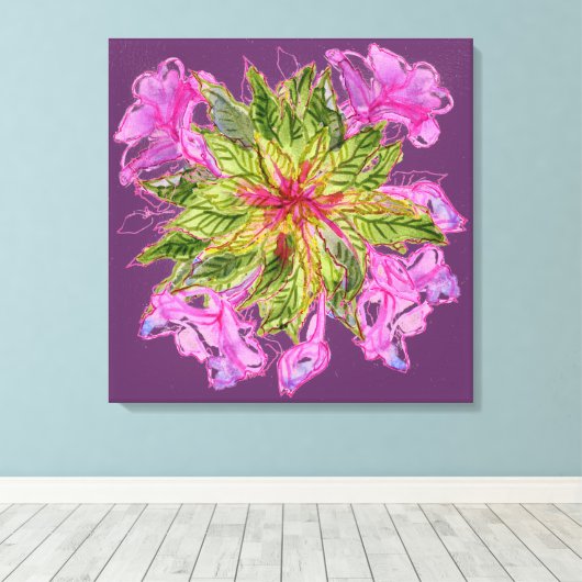 Balsam Bouquet Canvas Afdruk (Insitu (Houten vloer))