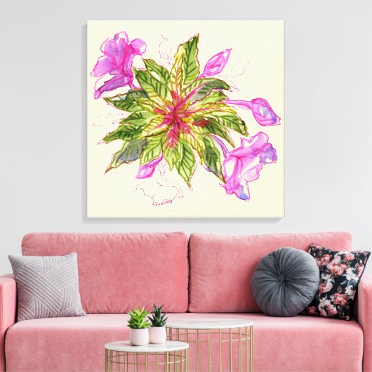 Balsam Bouquet Canvas Afdruk (Insitu (Woonkamer))