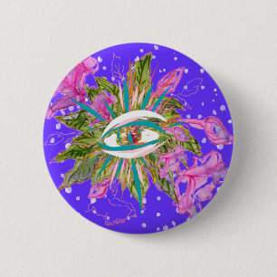 Balsam Flower Eye Ronde Button 5,7 Cm