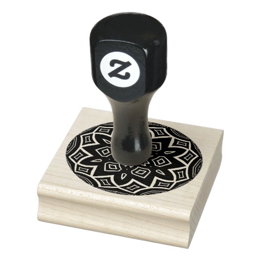 balstempel voor maori-patroon 	rubberstempel (Stempel)