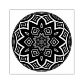 balstempel voor maori-patroon 	rubberstempel (Afrduk)