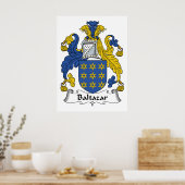 Baltazar Family Crest Poster (Keuken)