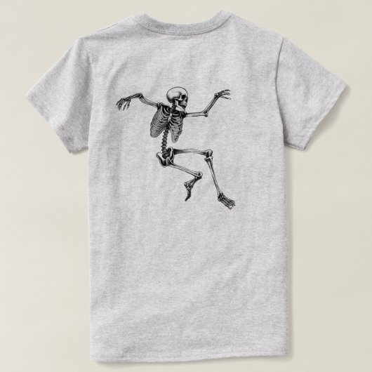 Balter Dancing Skeleton T-shirt (Design achterkant)