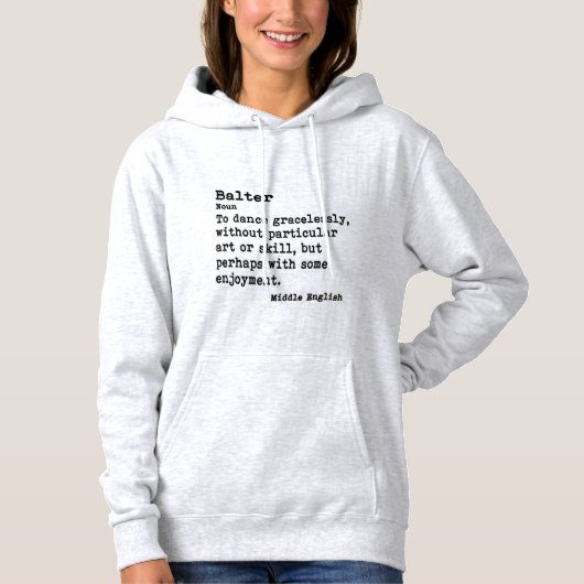 Balter: lichtgekleurde hoodie (Voorkant)