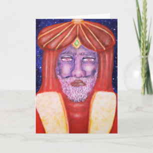 "Balthasar" het Art. van Kerstmis van Drie Feestdagen Kaart