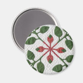 Baltimore album quilt block magneet (Voorkant / Achterkant)