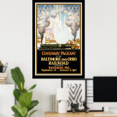 Baltimore and Ohio Railroad Centenary Pageant Poster (Thuiskantoor)