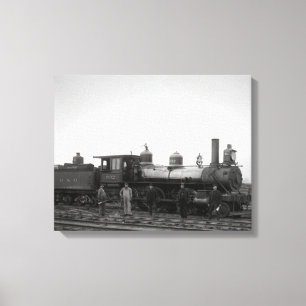 Baltimore and Ohio Railroad Engine # 932 Canvas Afdruk