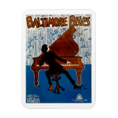 Baltimore Blues Magneet (Verticaal)