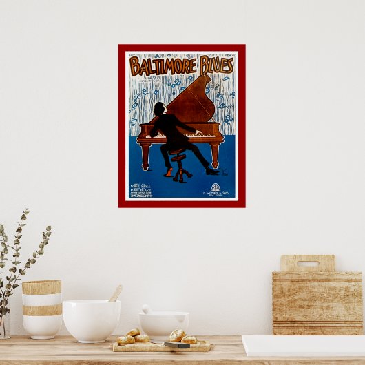 Baltimore Blues Poster (Keuken)
