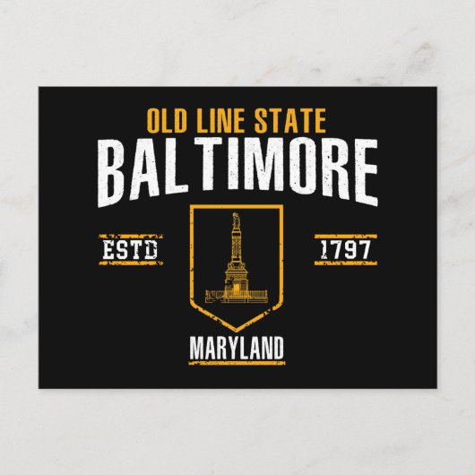 Baltimore Briefkaart (Voorkant)