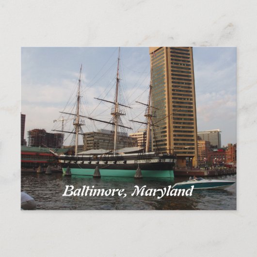 Baltimore, Briefkaart Maryland (Voorkant)