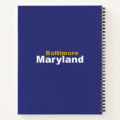 Baltimore, Carnet Spiral du Maryland (Dos)