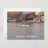 Baltimore, carte postale du Maryland (Devant / Derrière)