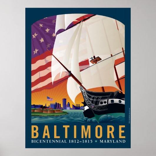 Baltimore: Door het vroege licht van de Dageraad Poster (Voorkant)