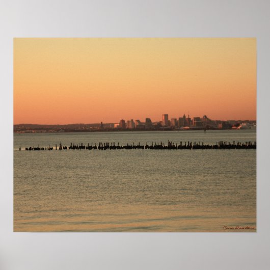 Baltimore D'Une Affiche De Distance (Devant)